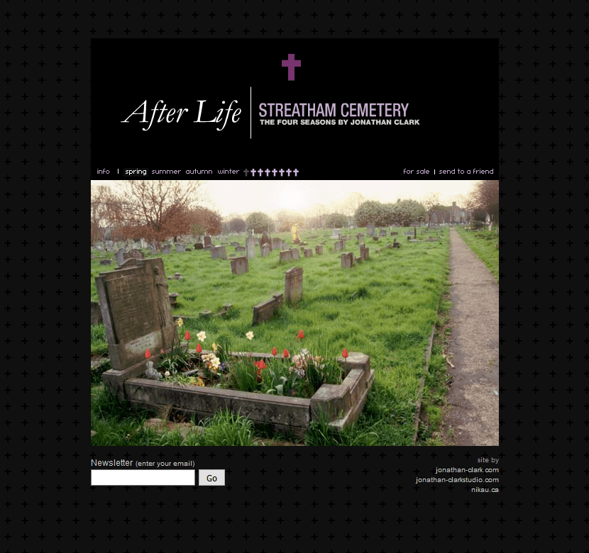 After Life flash website in 2003
