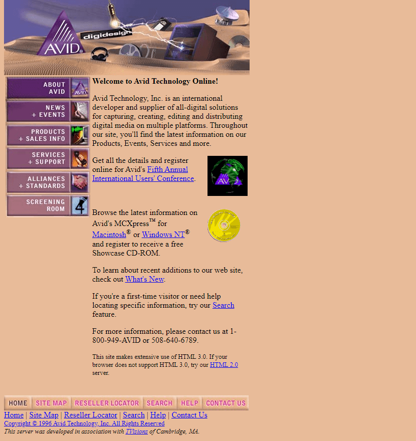Avid Technology in 1996