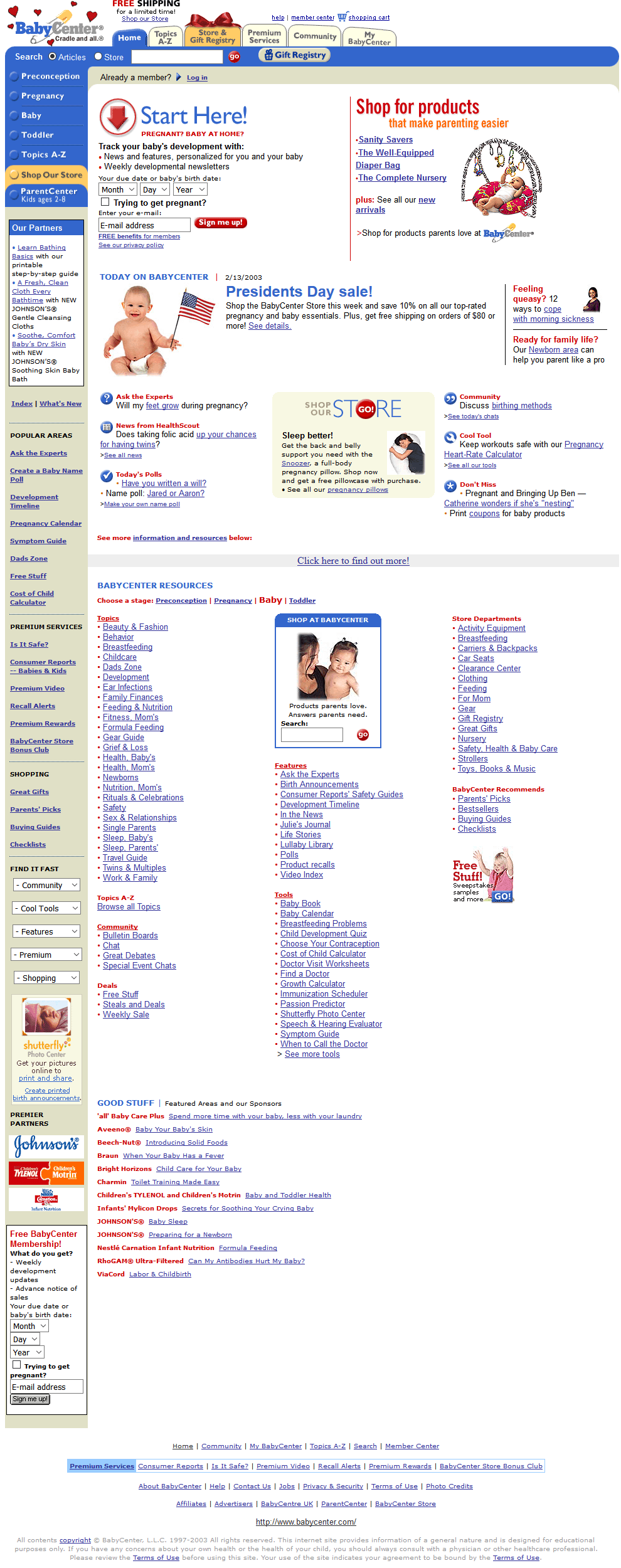 BabyCenter in 2003