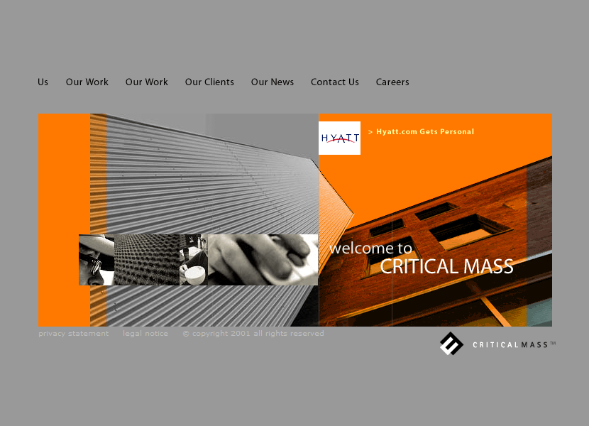 Critical Mass website in 2002