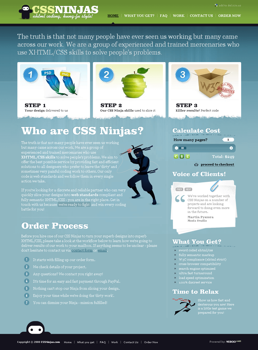 CSS Ninjas in 2008