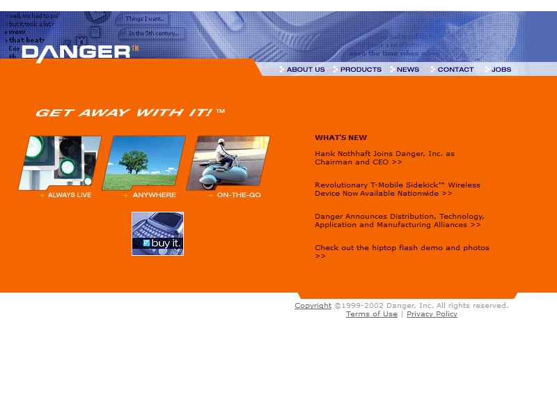 Danger in 2002