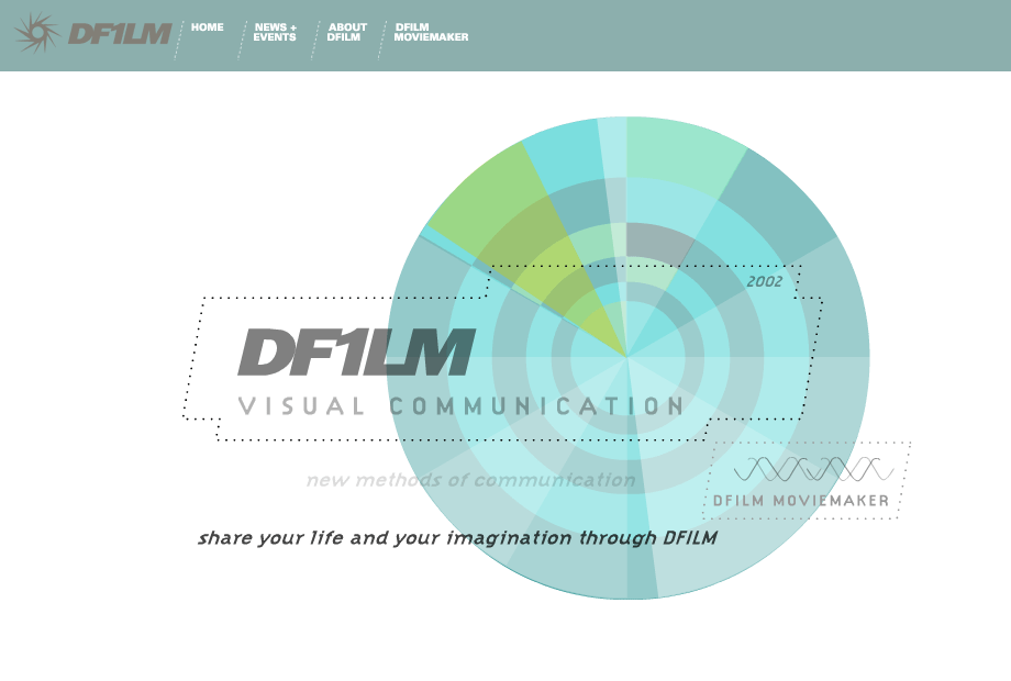 DFILM flash website in 2002