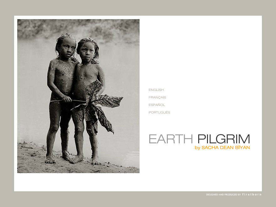 Earth Pilgrim flash website in 2002