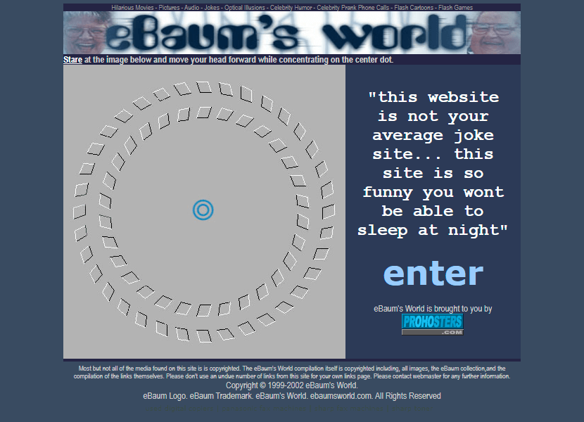 eBaum’s World in 2002
