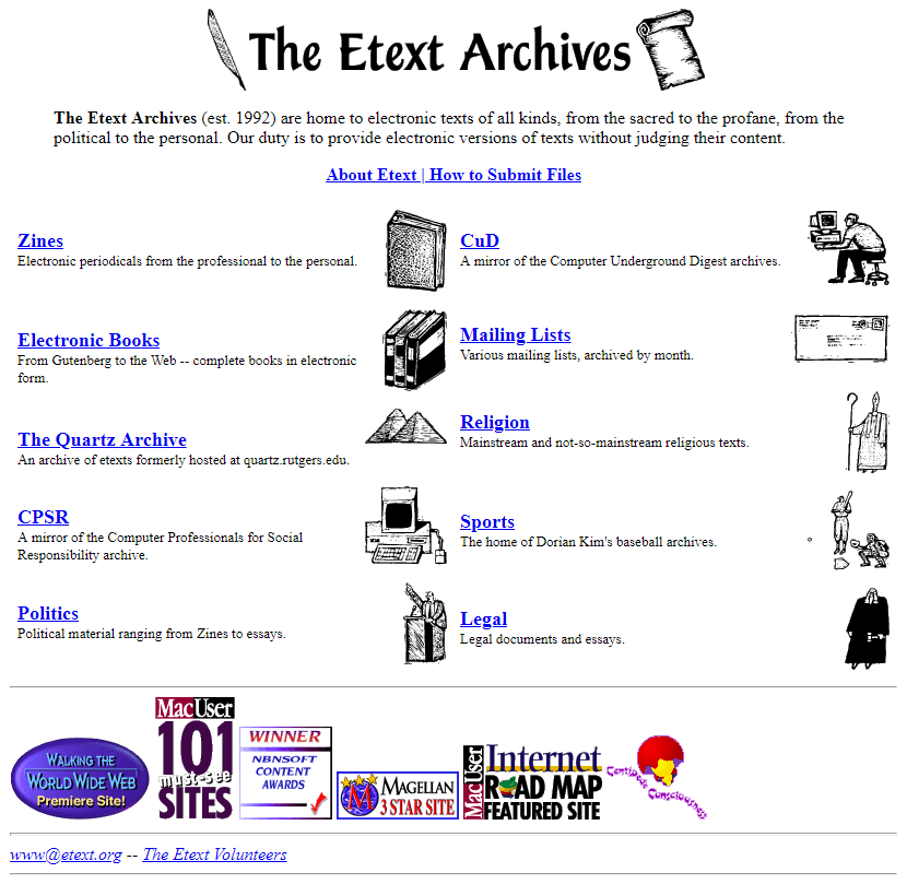 Etext in 1996