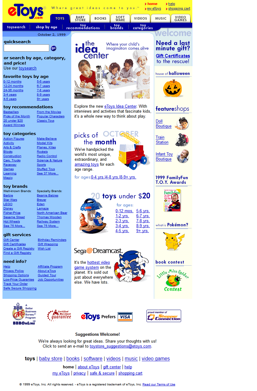 eToys in 1999