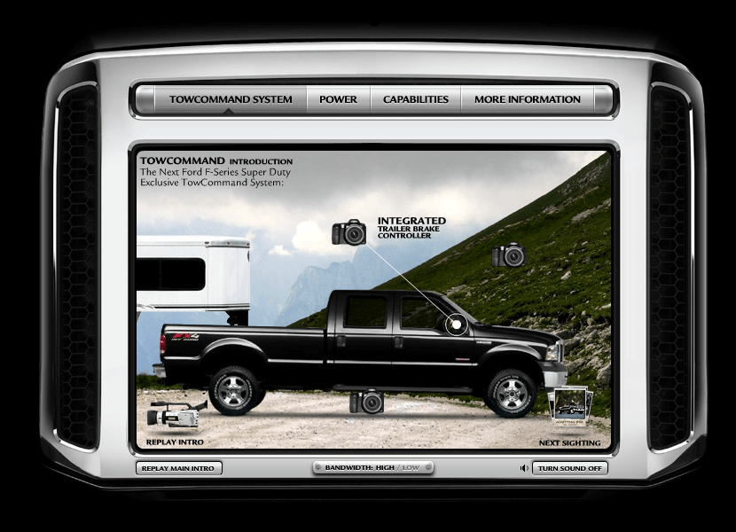 Ford Super Duty flash website in 2004