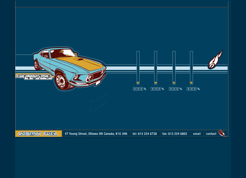 Fuel Industries flash website in 2001