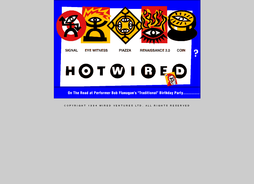 HotWired website in 1994