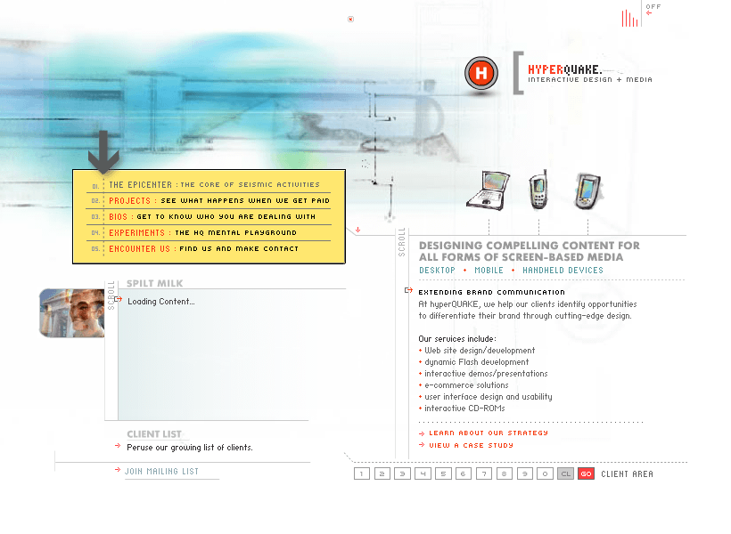 hyperQUAKE in 2003