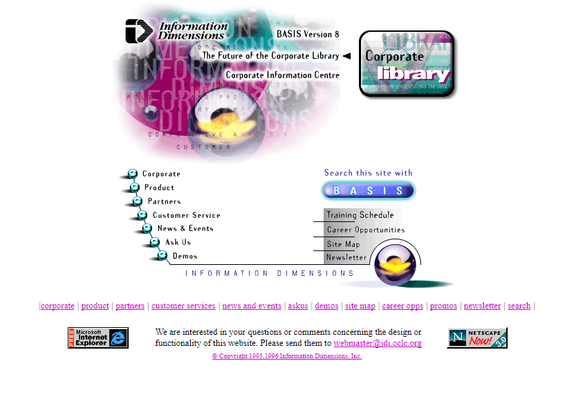 Information Dimensions in 1997