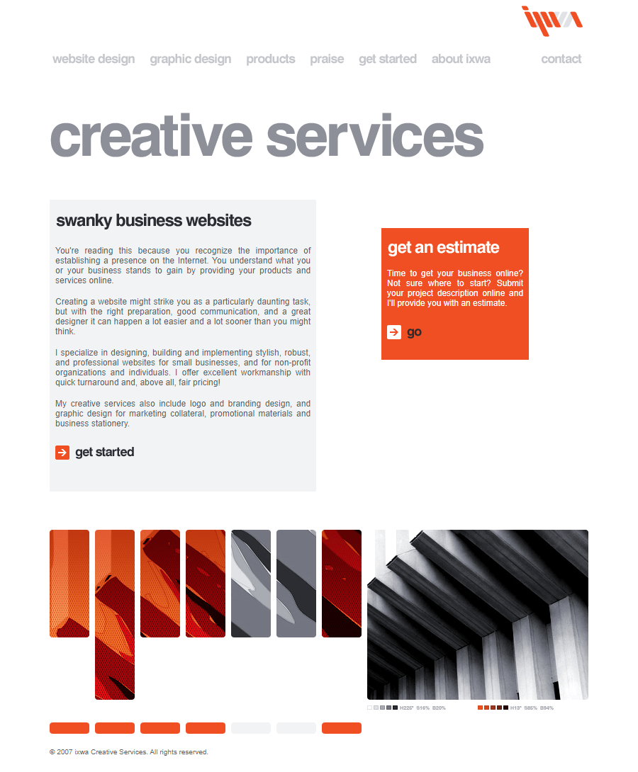 ixwa Creative Services in 2007