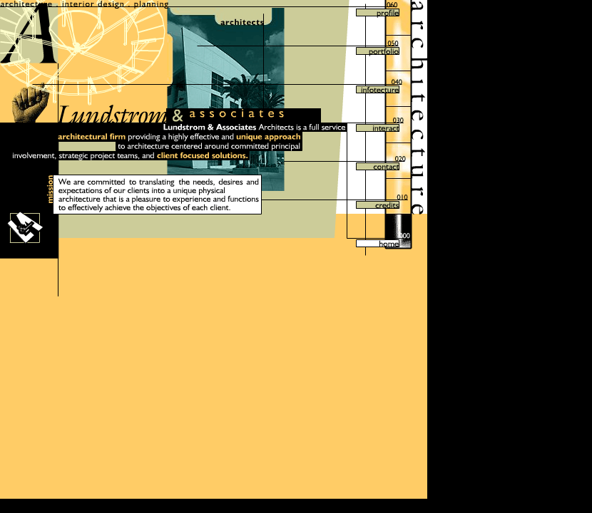 LundstromARCH flash website in 2000