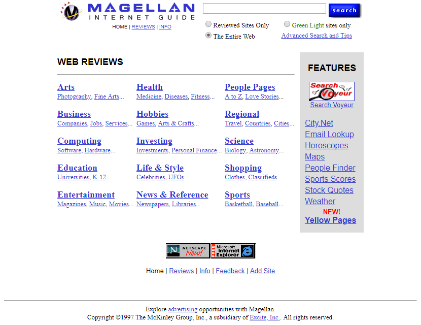 Magellan in 1997