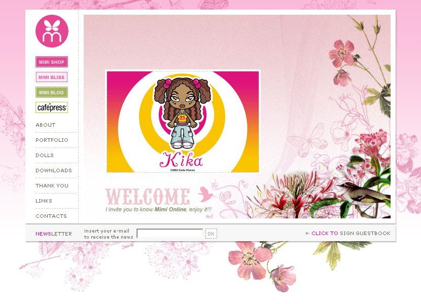 Mimi online in 2006