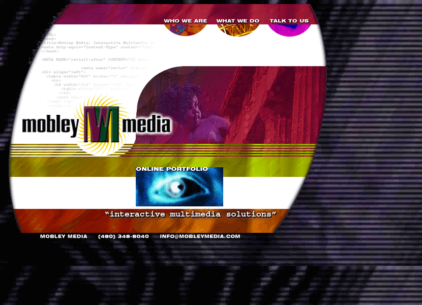 Mobley Media flash website in 1999