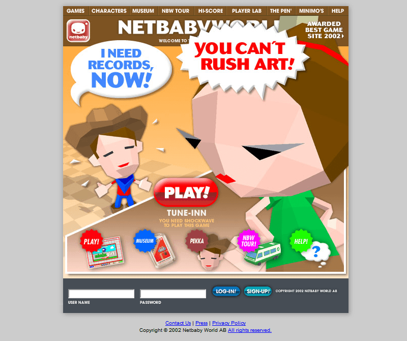 Netbaby World AB in 2002
