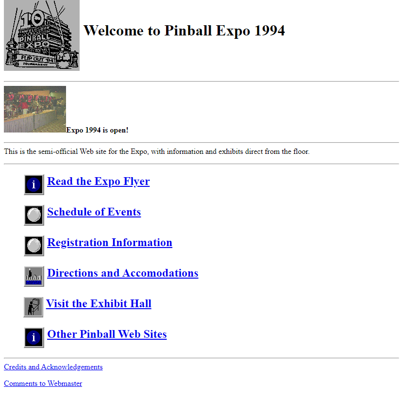 Pinball Expo 1994 in 1994