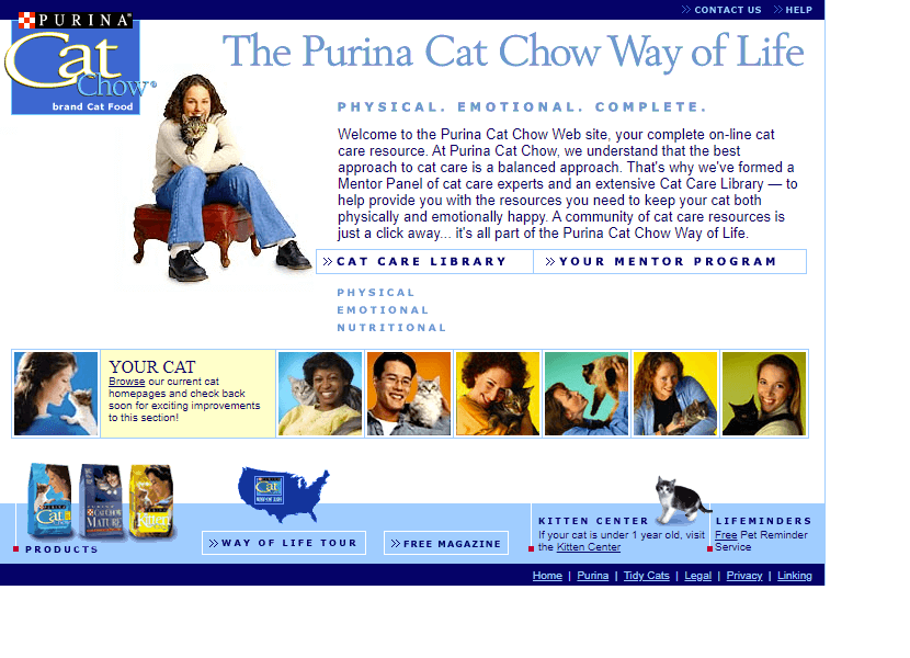 Purina Cat Chow in 2000
