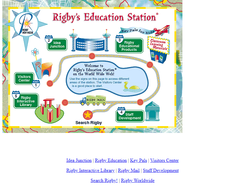 Rigby's Education Station in 1996
