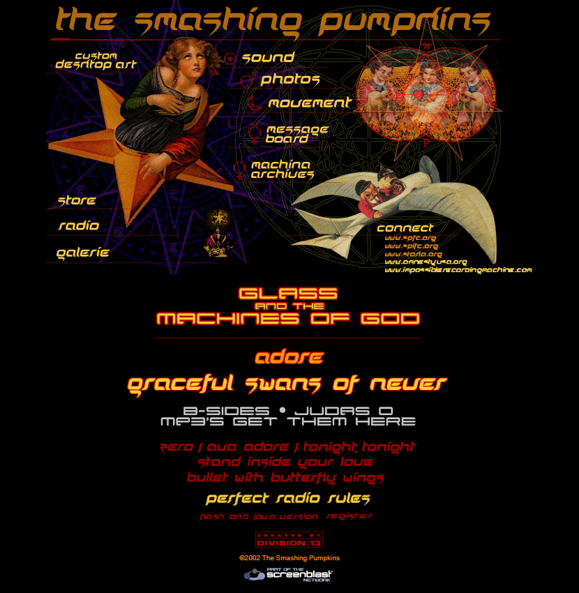 Smashing Pumpkins in 2002