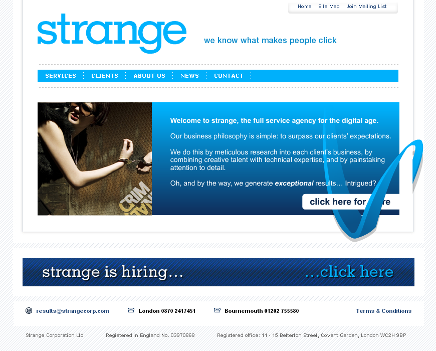 Strange Corporation in 2006