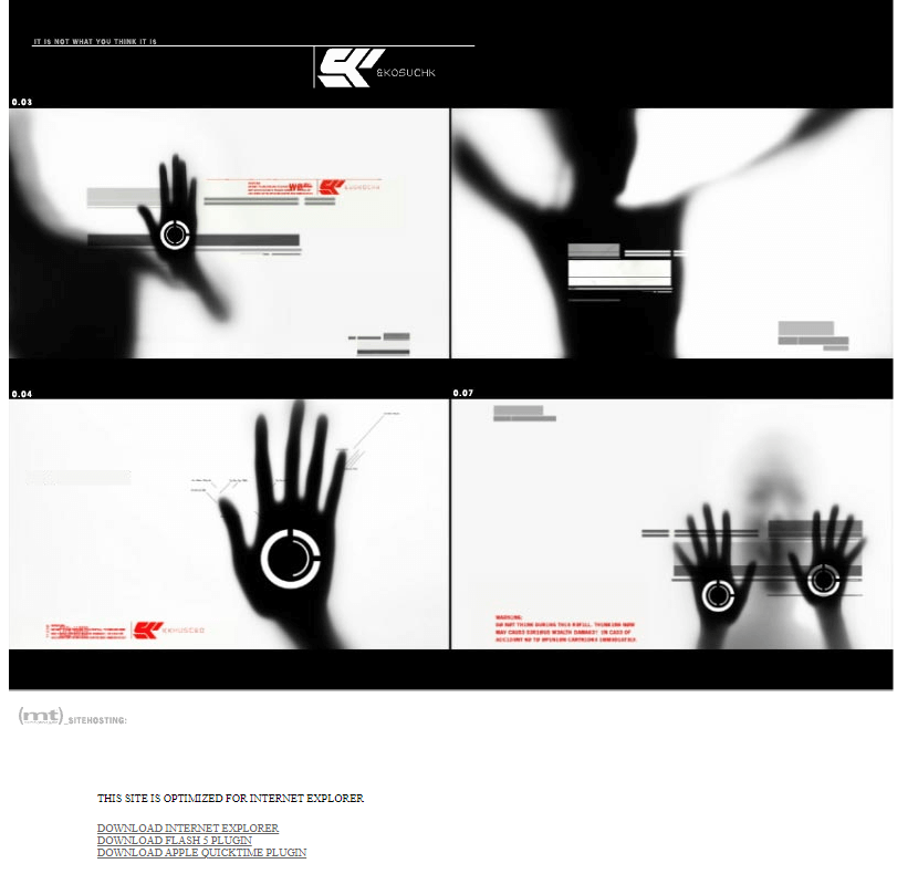 Suk & Koch Media website in 2002