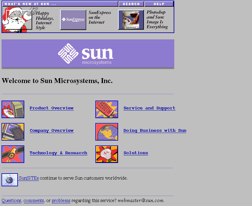 Sun Microsystems in 1994