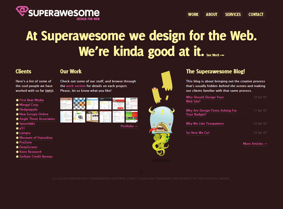 Superawesome in 2007