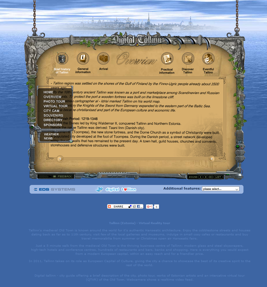 Digital Tallinn website in 2002