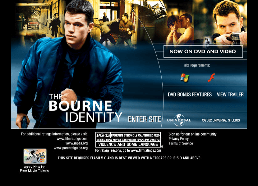 The Bourne Identity in 2003