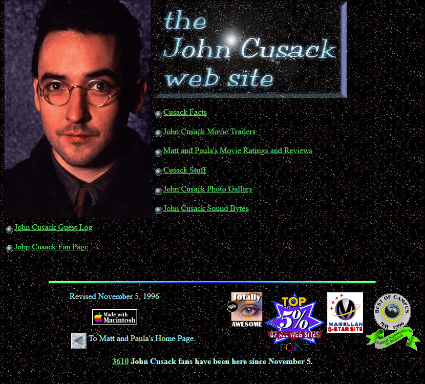 John Cusack in 1996