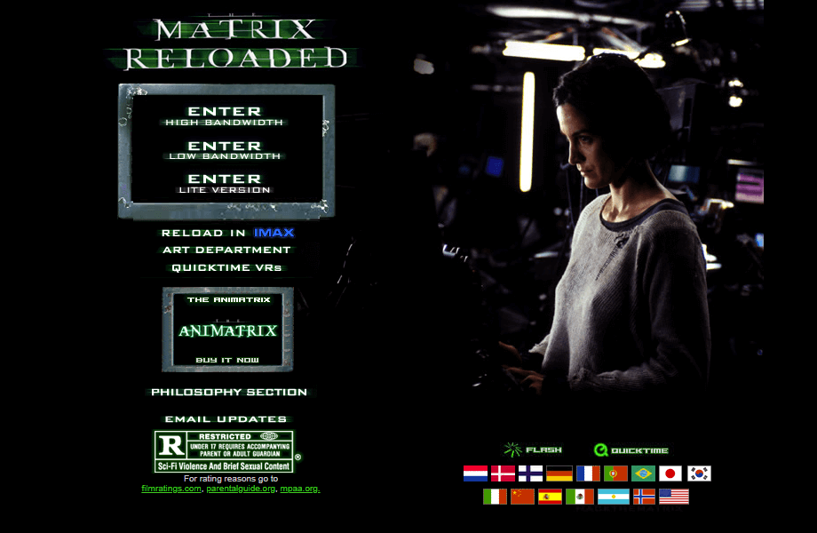 The Matrix Reloaded in 2003