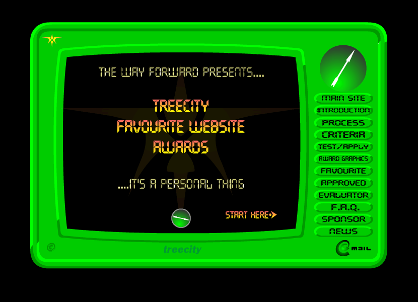 Treecity flash website in 1997