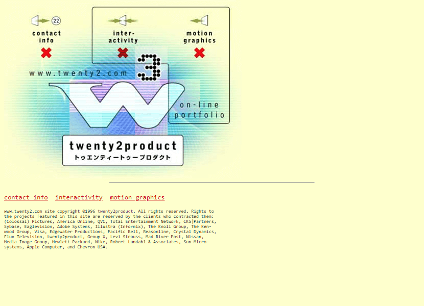 twenty2product in 1996