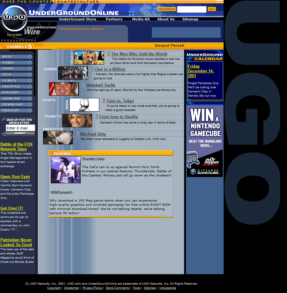 UnderGround Online in 2001