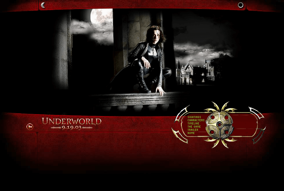 Underworld flash website in 2003