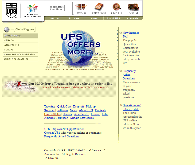 UPS in 1997