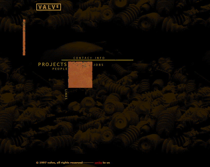 Valve Software in 1998 - Web Design Museum