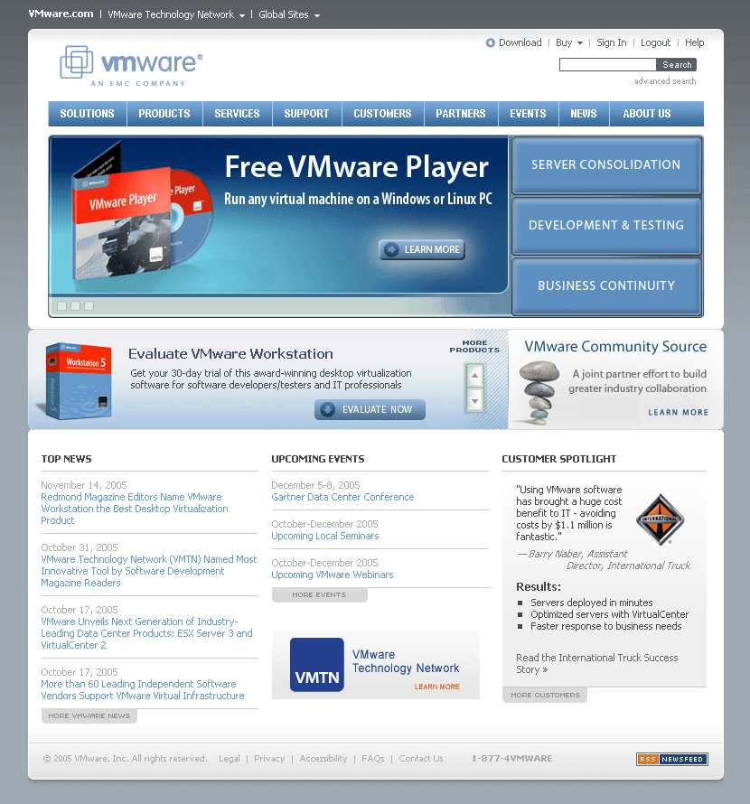 VMware in 2005