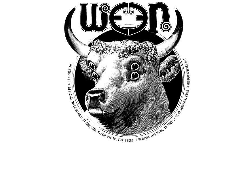 Ween website in 2002