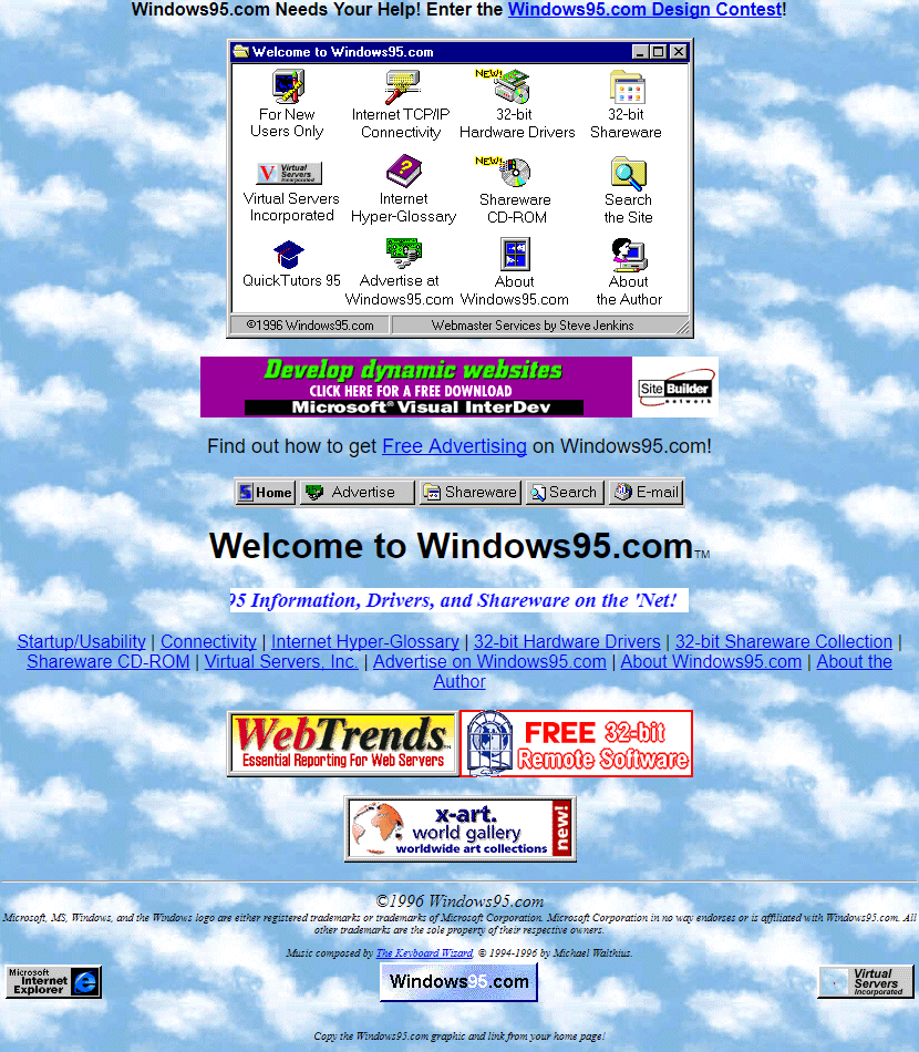 Windows 95 in 1996