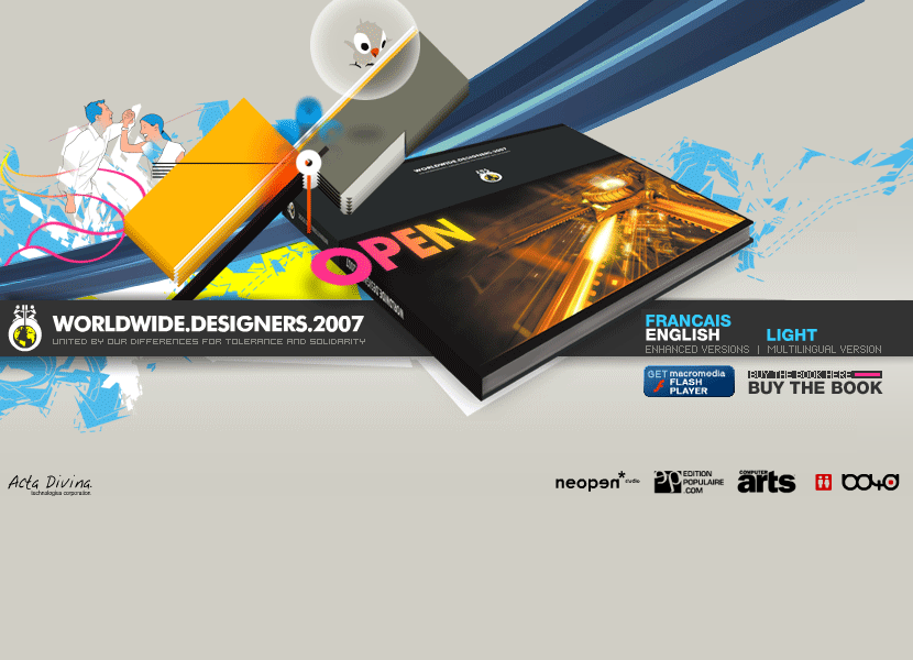 Worldwide.designers.2007 flash website in 2004