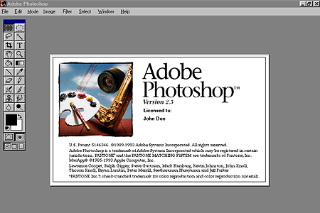 Adobe Photoshop 2.5
