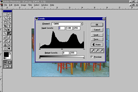 Adobe Photoshop 3.0 – Levels