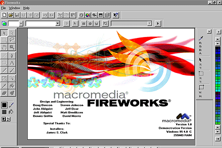 Macromedia Fireworks 1.0