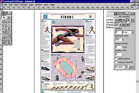 Macromedia FreeHand 5.0 – Running