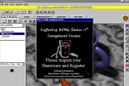 CoffeeCup HTML Editor++ 3.3