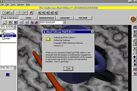 CoffeeCup HTML Editor++ 3.3
